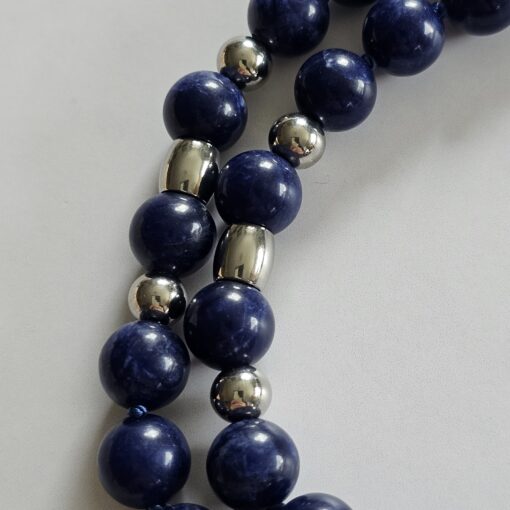Sodalith-Mala (1) mit Sodalith-Anhänger und Armband – Bild 18