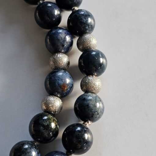 Dumortierit-Mala (1) mit Dumortierit-Donut und Armband – Bild 19