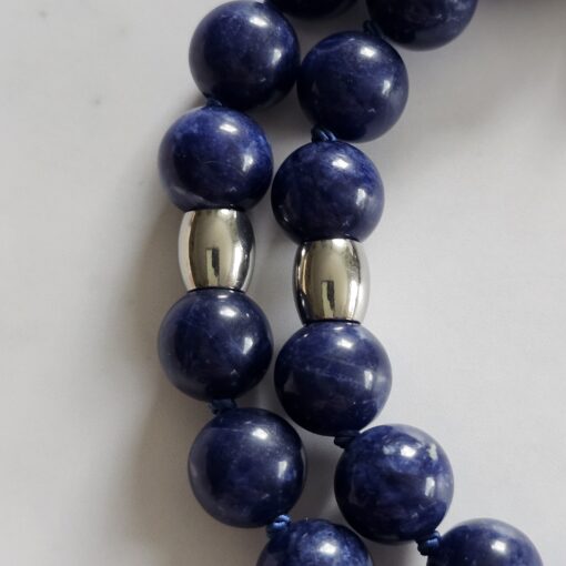 Sodalith-Mala (1) mit Sodalith-Anhänger und Armband – Bild 19