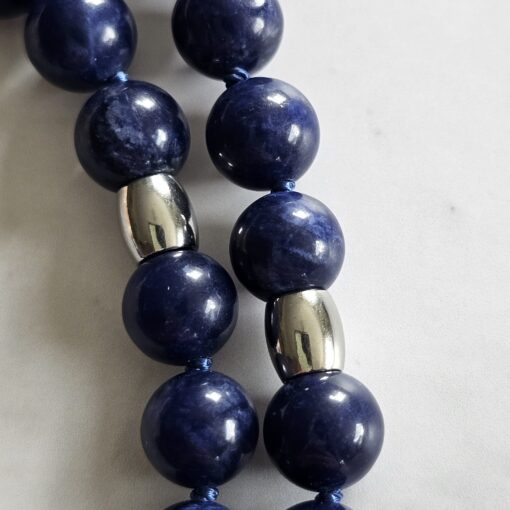 Sodalith-Mala (1) mit Sodalith-Anhänger und Armband – Bild 20