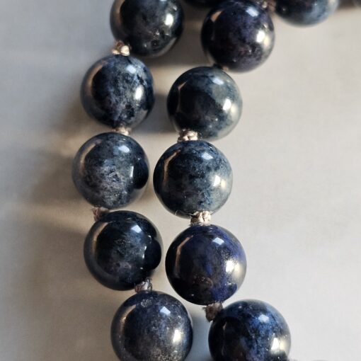 Dumortierit-Mala (1) mit Dumortierit-Donut und Armband – Bild 21