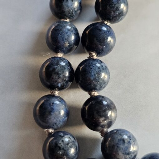 Dumortierit-Mala (1) mit Dumortierit-Donut und Armband – Bild 22