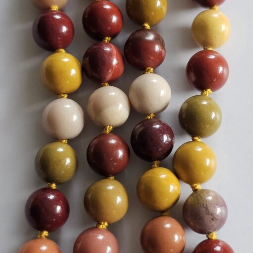 Mookait-Mala mit Mookait-Anhänger und Armband – Bild 2