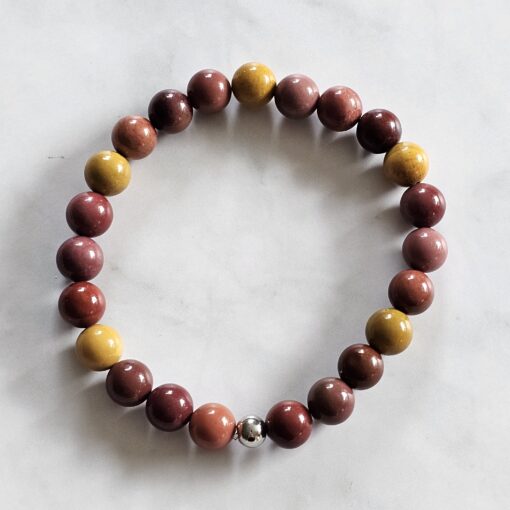 Mookait-Mala mit Mookait-Anhänger und Armband – Bild 4