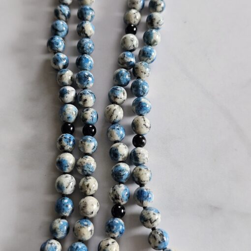 K2-Turmalin (schwarz) -Mala mit K2-Anhänger (Oval) und Armband – Bild 11