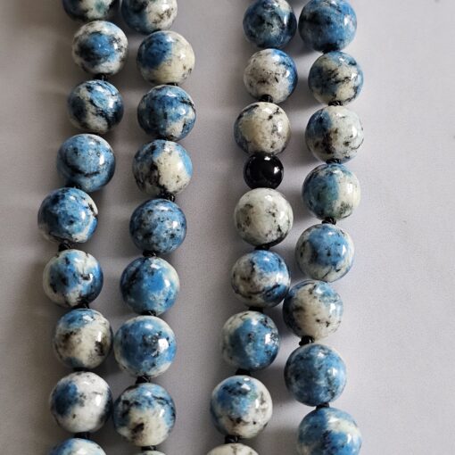 K2-Turmalin (schwarz) -Mala mit K2-Anhänger (Oval) und Armband – Bild 12