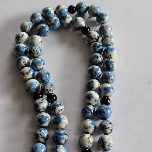 K2-Turmalin (schwarz) -Mala mit K2-Anhänger (Oval) und Armband – Bild 14