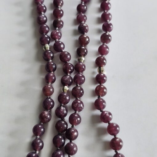 Lepidolith-Mala (2) mit Lepidolith-Anhänger – Bild 9