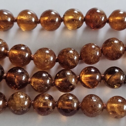 Spessartin (Granat) -Mala mit Hessonit (Granat) -Anhänger – Bild 13
