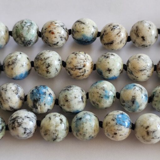 K2-Obsidian-Mala mit Obsidian-Anhänger – Bild 13