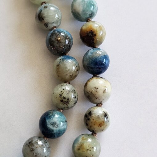 Afghanit-Mala (2) mit Afghanit-Anhänger (Rohstein) – Bild 15