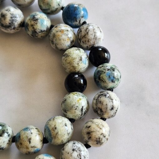 K2-Obsidian-Mala mit Obsidian-Anhänger – Bild 15