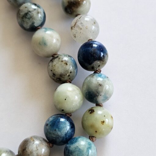 Afghanit-Mala (2) mit Afghanit-Anhänger (Rohstein) – Bild 16