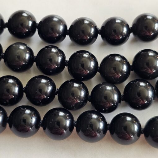 Obsidian („Regenbogen-Obsidian“) -Mala (3) mit „Regenbogen-Obsidian“-Anhänger und Armband – Bild 16