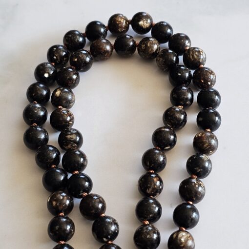 Biotit-Mala mit Biotit-Anhänger und 2 Armbändern – Bild 17