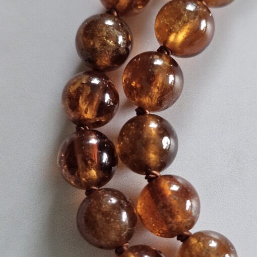 Spessartin (Granat) -Mala mit Hessonit (Granat) -Anhänger – Bild 19