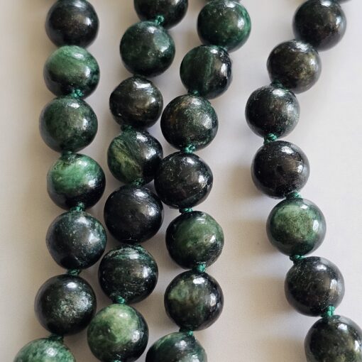 Fuchsit-Mala (2) mit Baumwollquaste – Bild 2
