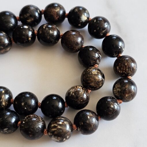 Biotit-Mala mit Biotit-Anhänger und 2 Armbändern – Bild 20