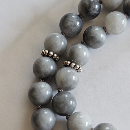 Charoit-"Adlerauge"-Mala mit Charoit-Anhänger und Armband – Bild 20
