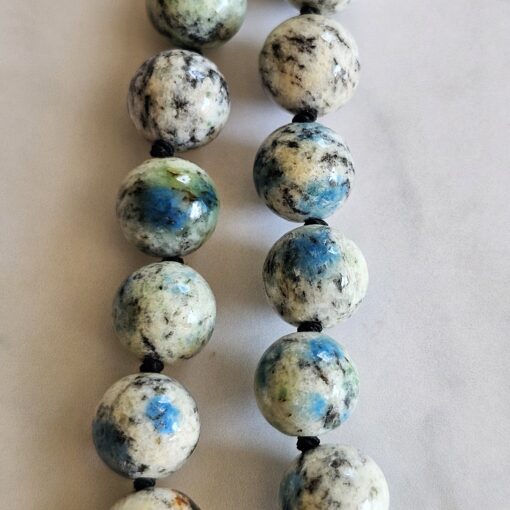 K2-Obsidian-Mala mit Obsidian-Anhänger – Bild 20