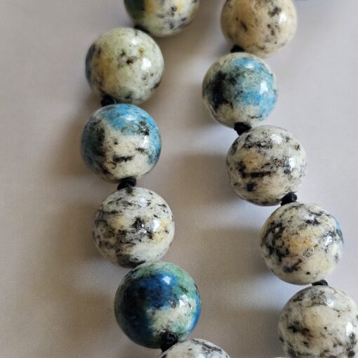K2-Obsidian-Mala mit Obsidian-Anhänger – Bild 21