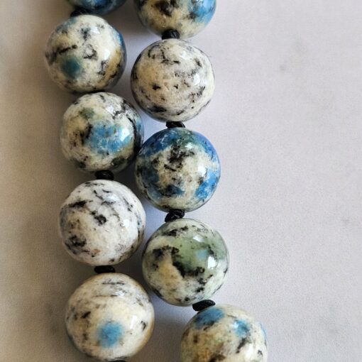 K2-Obsidian-Mala mit Obsidian-Anhänger – Bild 22