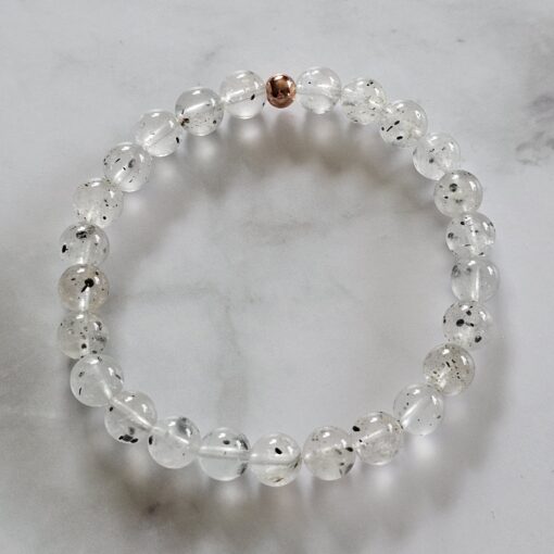 Biotit-Mala mit Biotit-Anhänger und 2 Armbändern – Bild 5