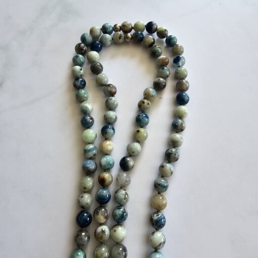 Afghanit-Mala (2) mit Afghanit-Anhänger (Rohstein) – Bild 9