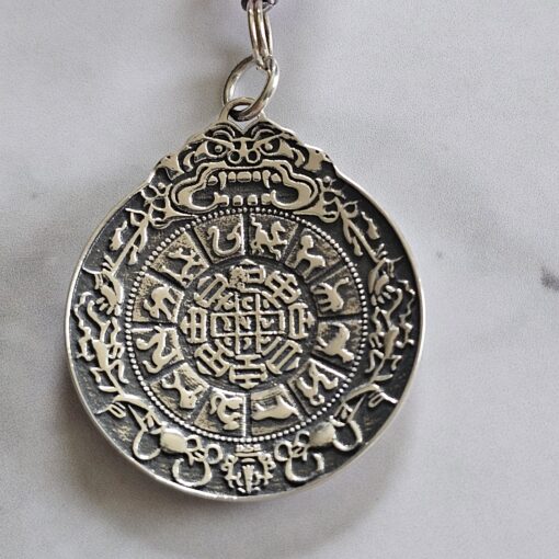 Kunzit-Bergkristall (facettiert) -Mala mit 925 Silberanhänger und Armband – Bild 9