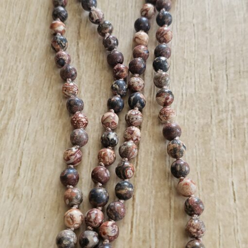 Meta-Rhyolith („Leopardenstein“) -Mala (2) mit Seidenquaste – Bild 8