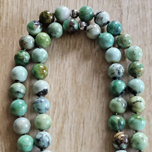 Variscit-Mala (2) mit Variscit-Anhänger (Oval) – Bild 8