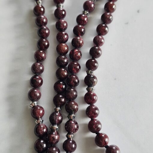 Granat-Mala (4) mit Granat-Donut – Bild 9