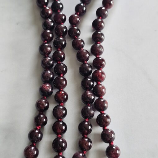 Granat-Mala (6) mit Eklogit-Anhänger (Tropfen) – Bild 9