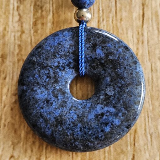 Dumortierit-Mala (2) mit Dumortierit-Donut und Armband – Bild 9