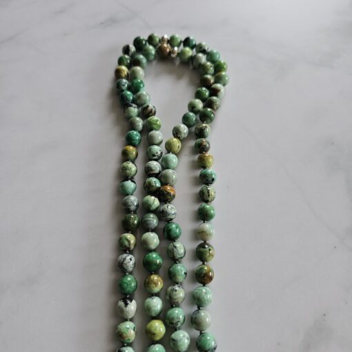 Variscit-Mala mit Variscit-Anhänger (Oval) – Bild 10