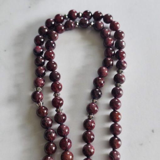 Granat-Mala (4) mit Granat-Donut – Bild 10