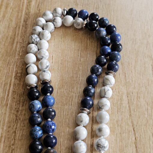 Dumortierit-Magnesit-Mala (2) mit Magnesit-Muschel – Bild 10