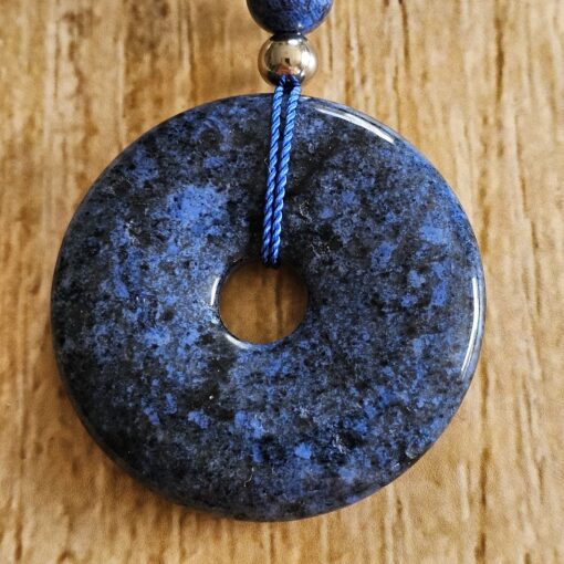 Dumortierit-Mala (2) mit Dumortierit-Donut und Armband – Bild 10