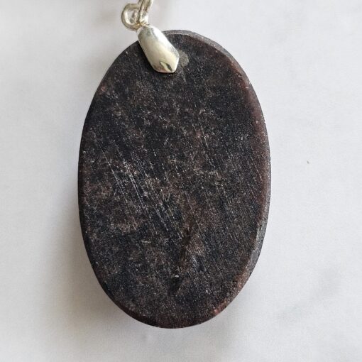 Granat (facettiert) -Rauchquarz (facettiert) -Rosenquarz (facettiert) -Mala (1) mit Granat-Anhänger (Oval) und Armband – Bild 10