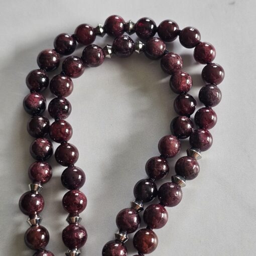 Granat-Mala (4) mit Granat-Donut – Bild 11