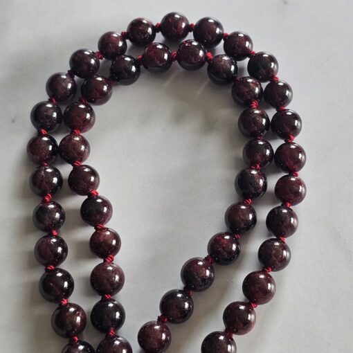 Granat-Mala (6) mit Eklogit-Anhänger (Tropfen) – Bild 11