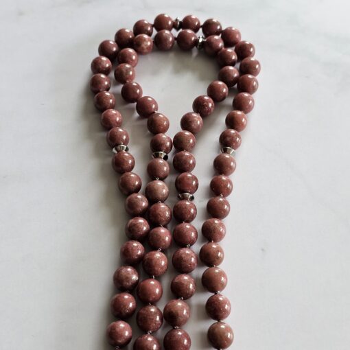 Thulit-Mala (2) mit Thulit-Anhänger (Freiform) und Armband – Bild 12