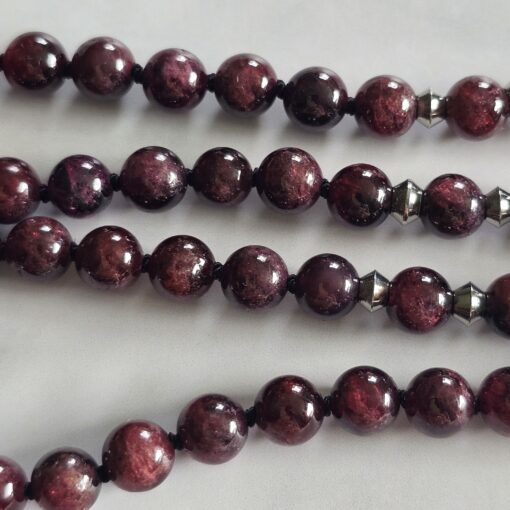 Granat-Mala (4) mit Granat-Donut – Bild 12