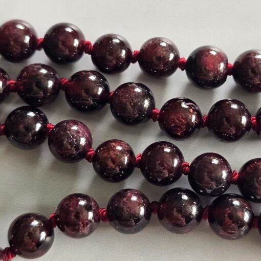 Granat-Mala (6) mit Eklogit-Anhänger (Tropfen) – Bild 12