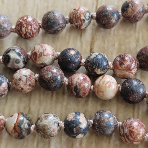 Meta-Rhyolith („Leopardenstein“) -Mala (2) mit Seidenquaste – Bild 12