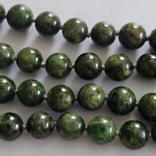 Chromdiopsid-Mala (2) mit Chromdiopsid-Donut – Bild 12
