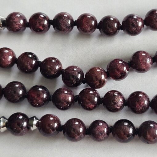 Granat-Mala (4) mit Granat-Donut – Bild 13