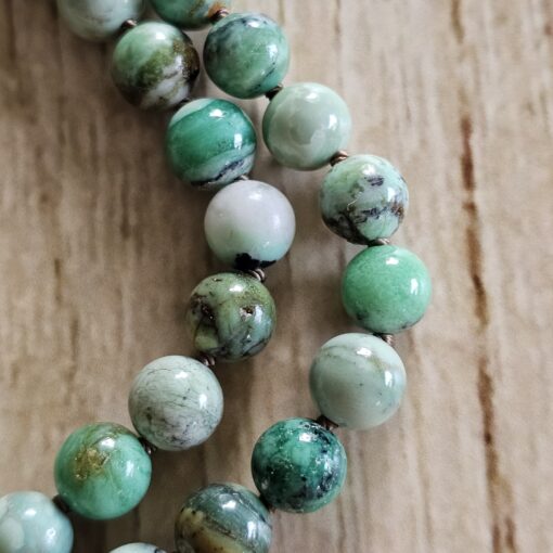 Variscit-Mala (2) mit Variscit-Anhänger (Oval) – Bild 13