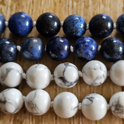 Dumortierit-Magnesit-Mala (2) mit Magnesit-Muschel – Bild 13