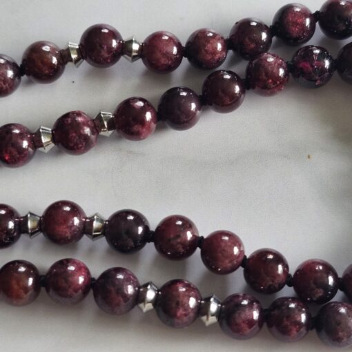 Granat-Mala (4) mit Granat-Donut – Bild 14